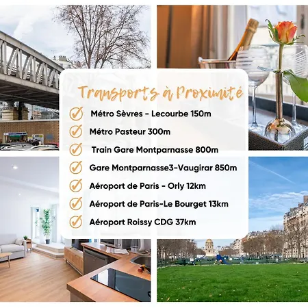 Pacino Flat - Invalides - Tour Eiffel - 4 Personnes - Cosy